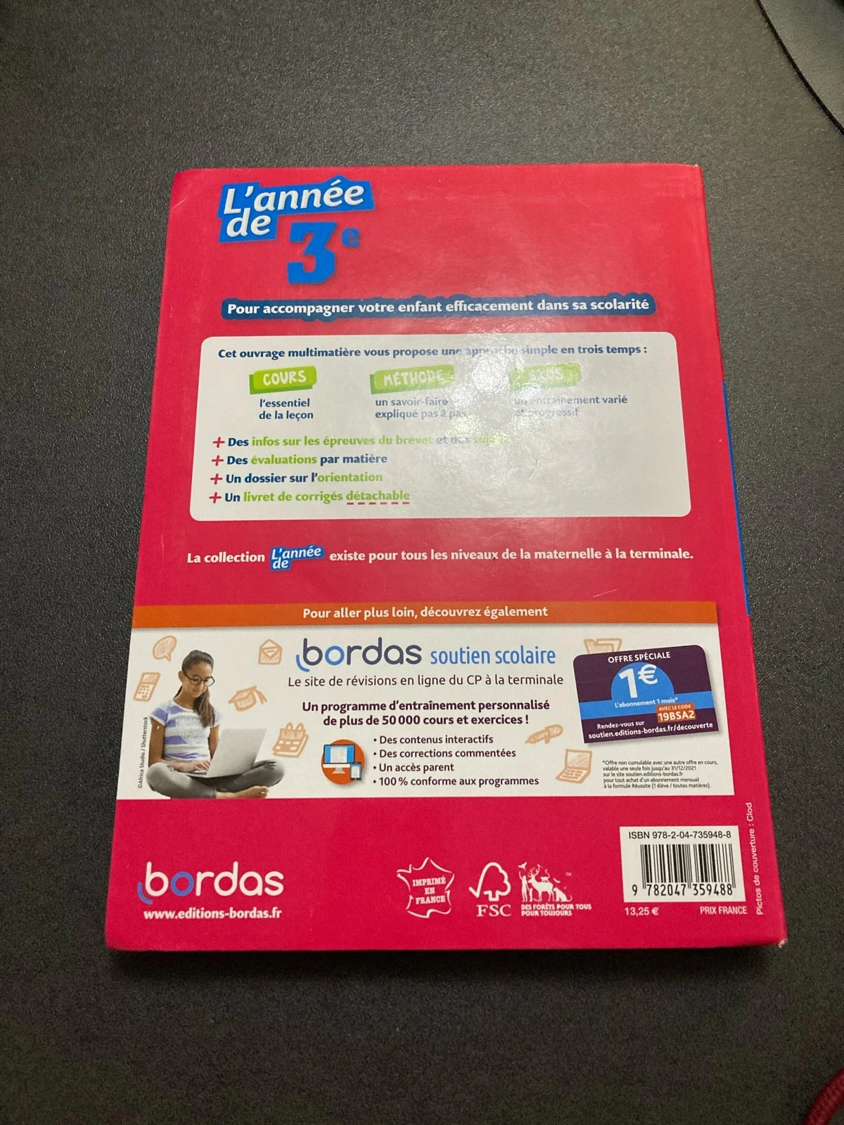 Brevet collet 3 eme toutes matières  revision bordas – photo 2